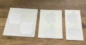 ipad iphoneリンゴシール
