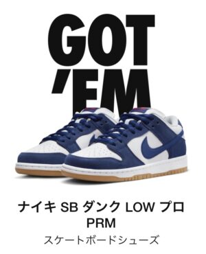 ナイキ SB ダンク LOW プロ PRM