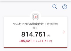 つみたてNISA 2022年10月 評価額