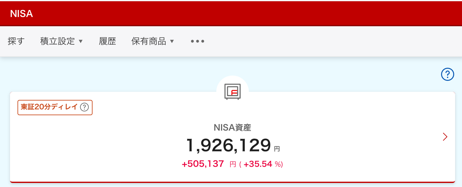 新NISA 2024年3月9日　楽天証券