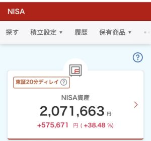 新NISA 2024年4月9日　つみたて投資枠