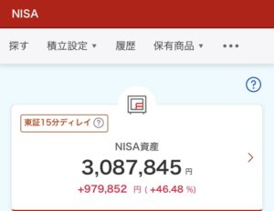 NISA 2024年12月18日 楽天証券 評価損益